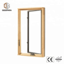 Sound insulation 6 glass panels foldable crank handle casement window with 2 glass panels arched top design window